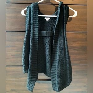 Xhilaration Women’s S Hooded Knit Vest